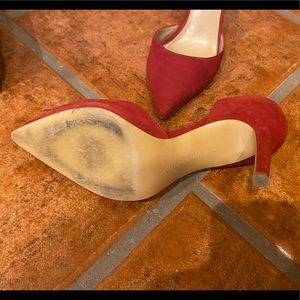 Red Banana Republic Alicia suede pumps
